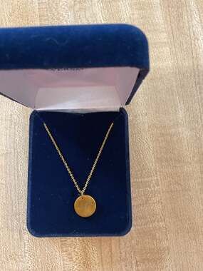 Montana Silversmiths Purpose & More Circle Pendant Necklace Gold Tone
